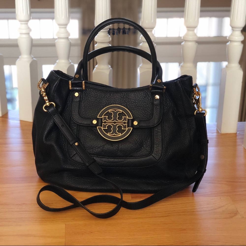 Tory Burch  Black Leather Handbag